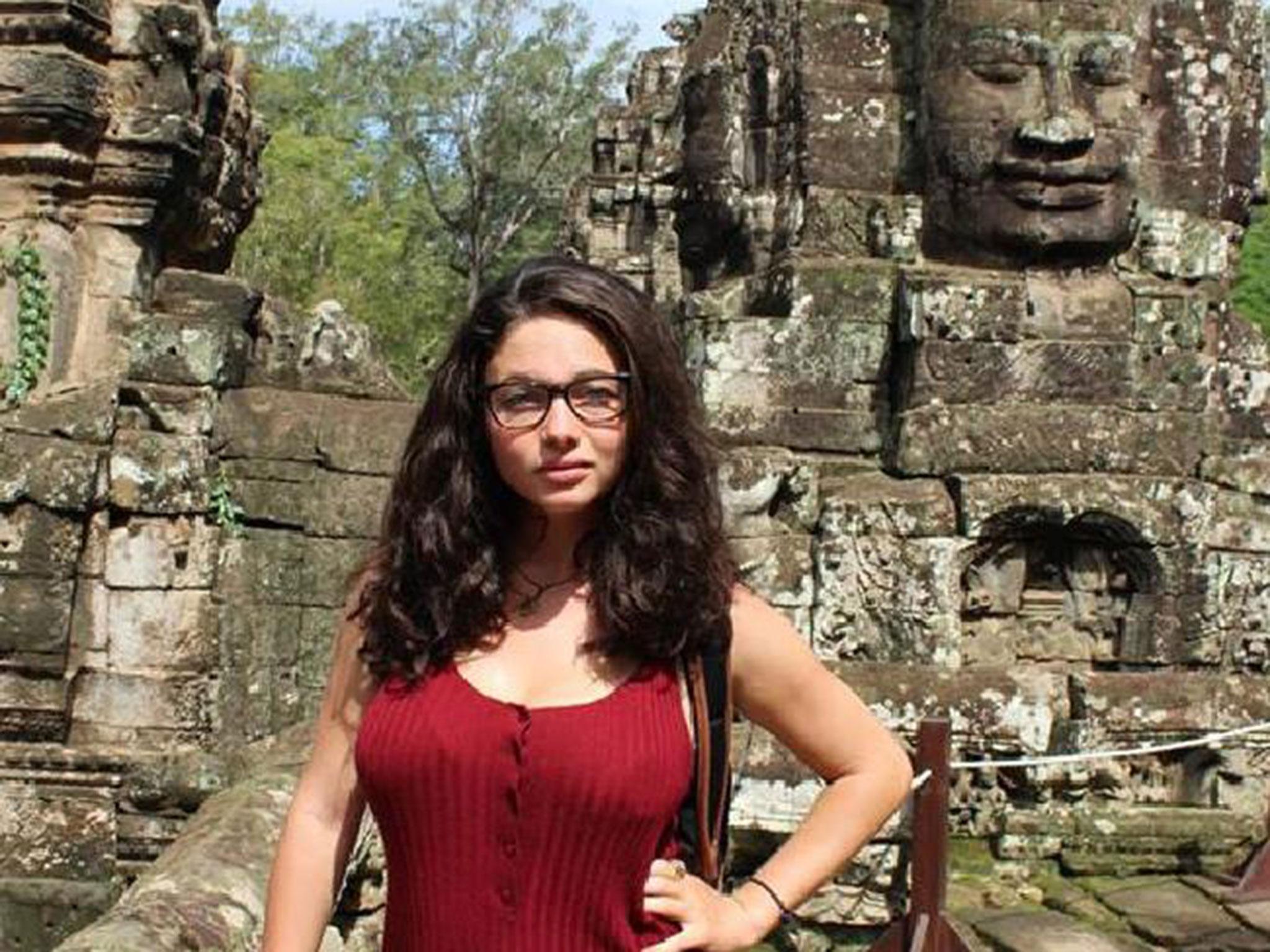 Hannah Gavios, pictured here in Cambodia