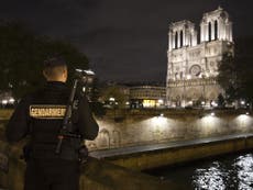 Terror plot fears after gas cylinders found in car parked near Notre Dame cathedral in Paris