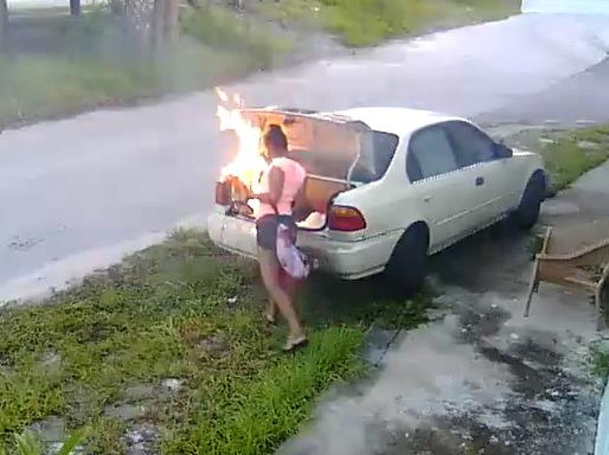 Woman seeking revenge on exboyfriend sets wrong car on fire The