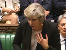 Theresa May quotes Twitter user in Commons who claimed Polish people hit by Brexit hate crimes could deserve it
