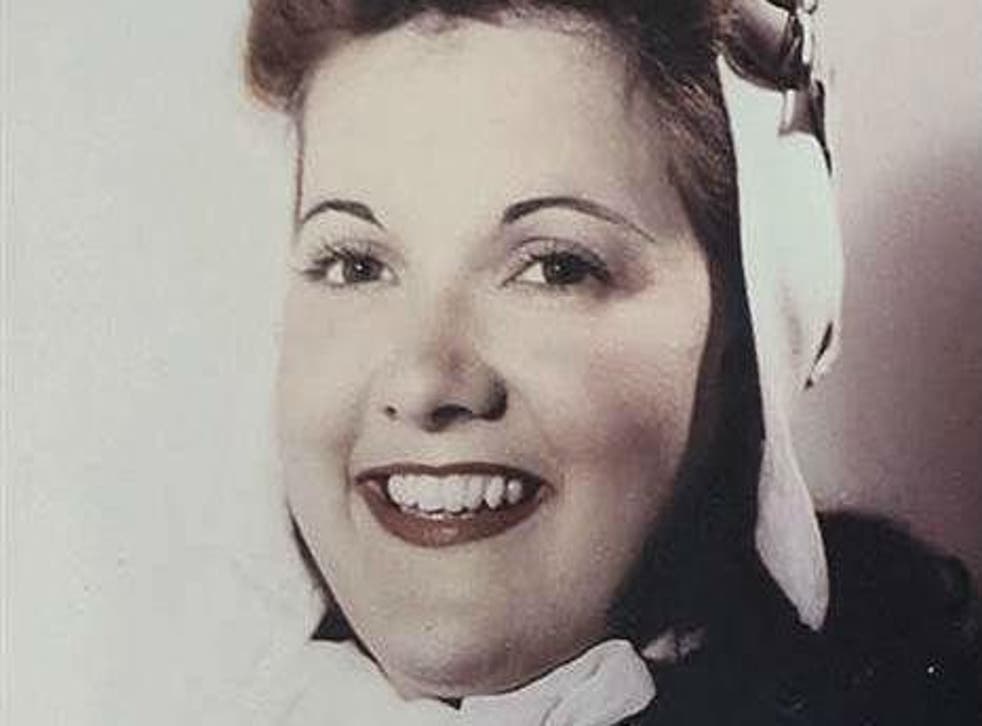 Elaine Harmon while serving as a WASP