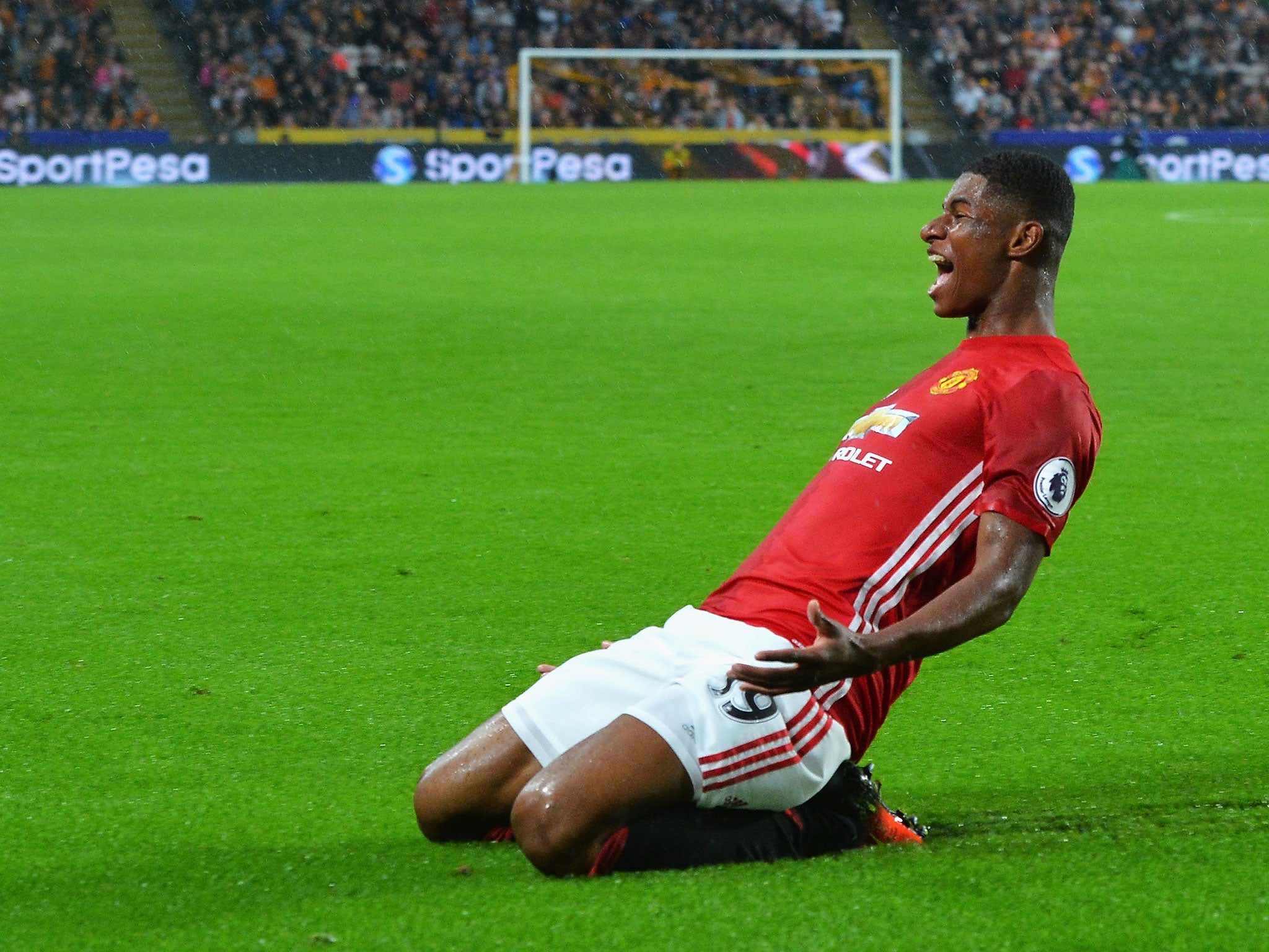 Rashford came on late against Hull to clinch a late winner for United two weekends ago