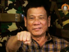 Philippines president Rodrigo Duterte is ‘a psychopath’, says Filipino actress