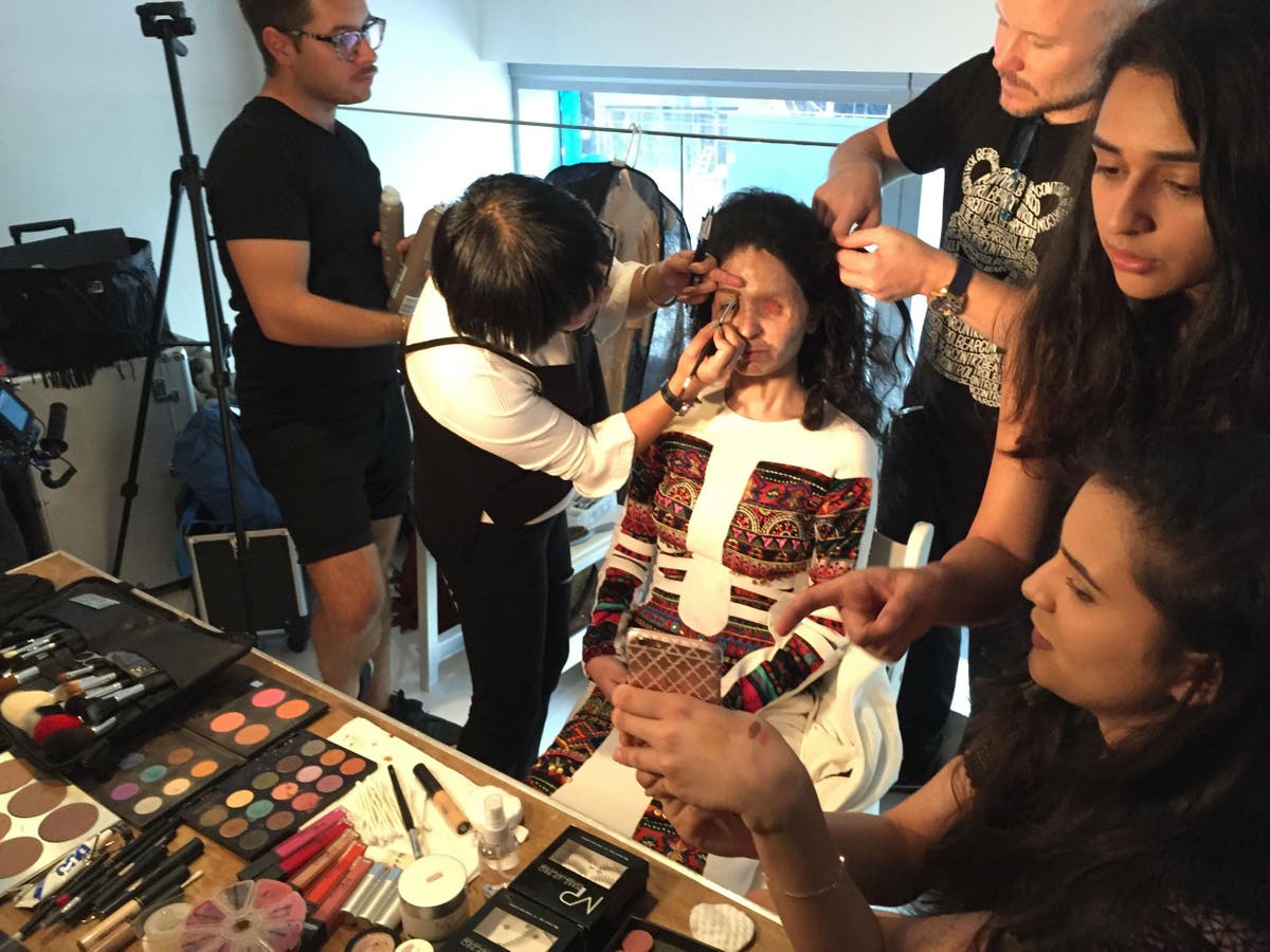 Indian acid attack survivor walks the runway at New York Fashion Week ...