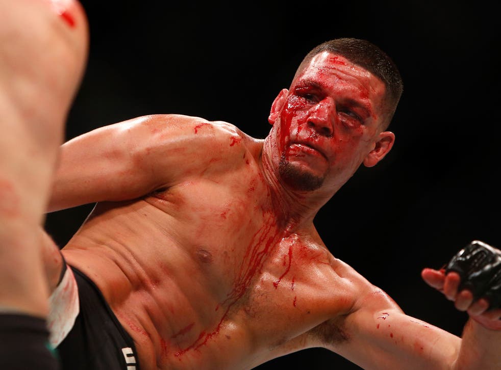 Diaz smoked the substance in his UFC 202 post-fight press conference