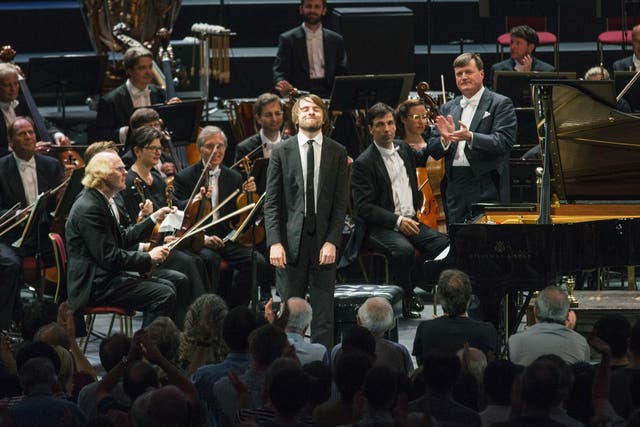 Pianist Daniil Trifonov performs with the Staatskapelle Dresden under the direction of Christian Thielemann