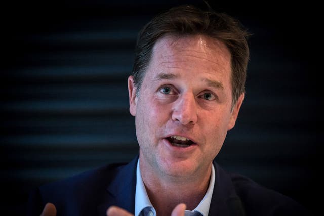 Nick Clegg said a past conversation with Joe Biden, the US Vice-President, showed the perils of a UK-US trade deal