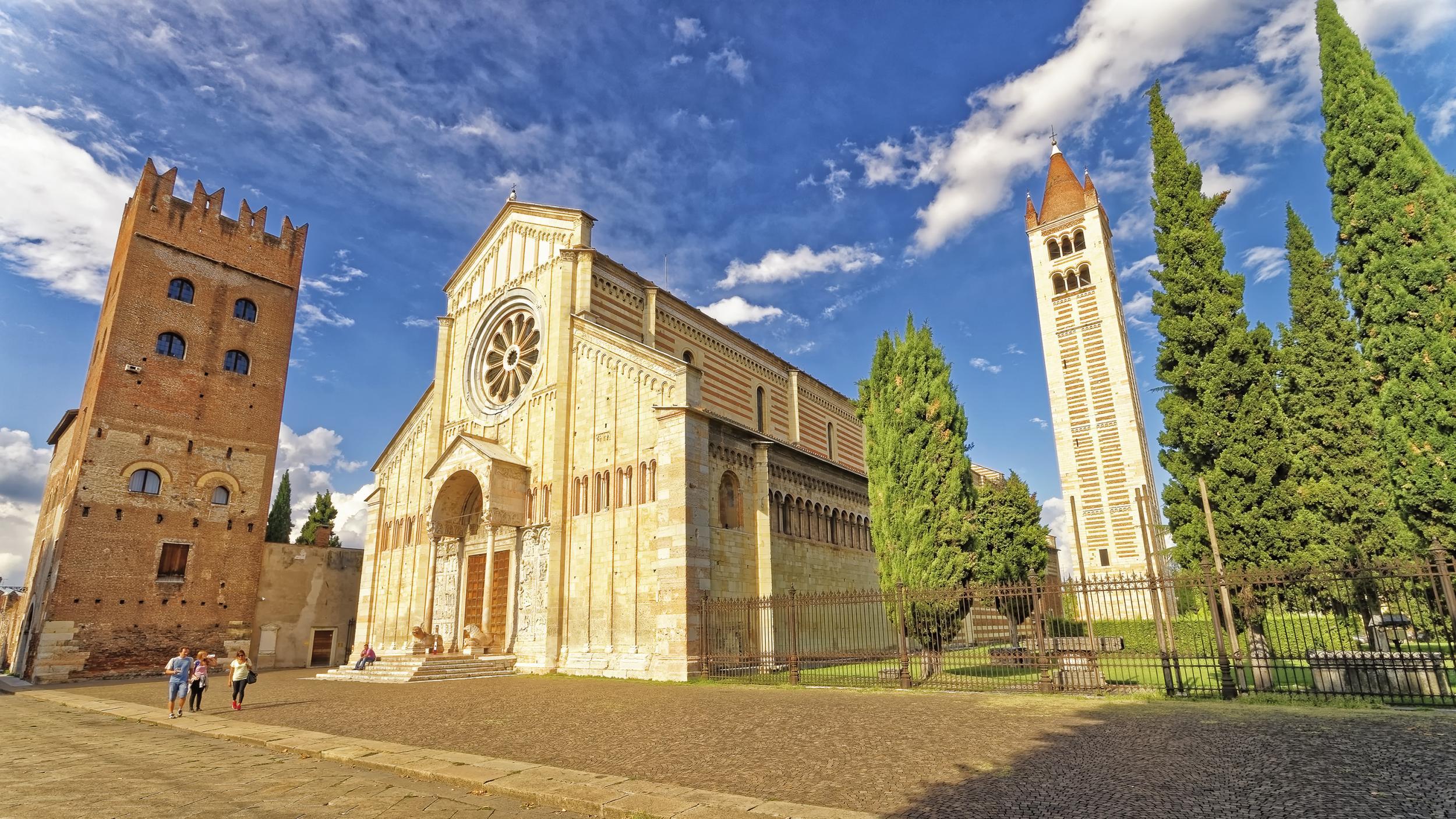 Verona's Basilica di San Zeno is named after the city's patron saint