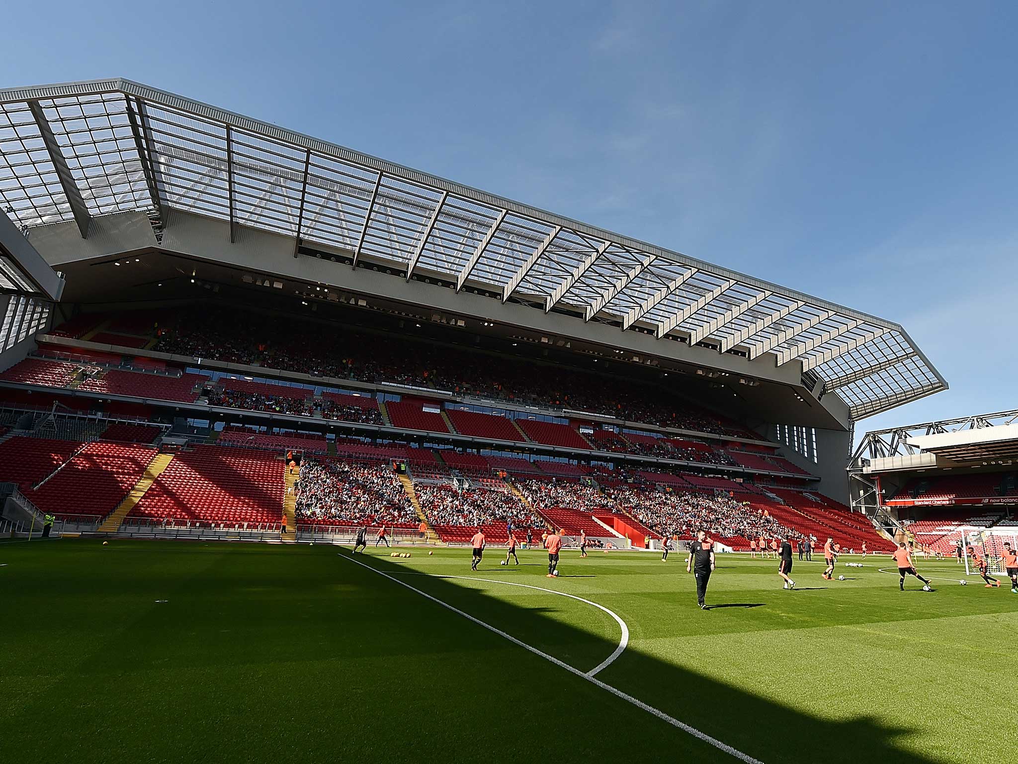 Anfield capacity will now be enlarged to 54,000