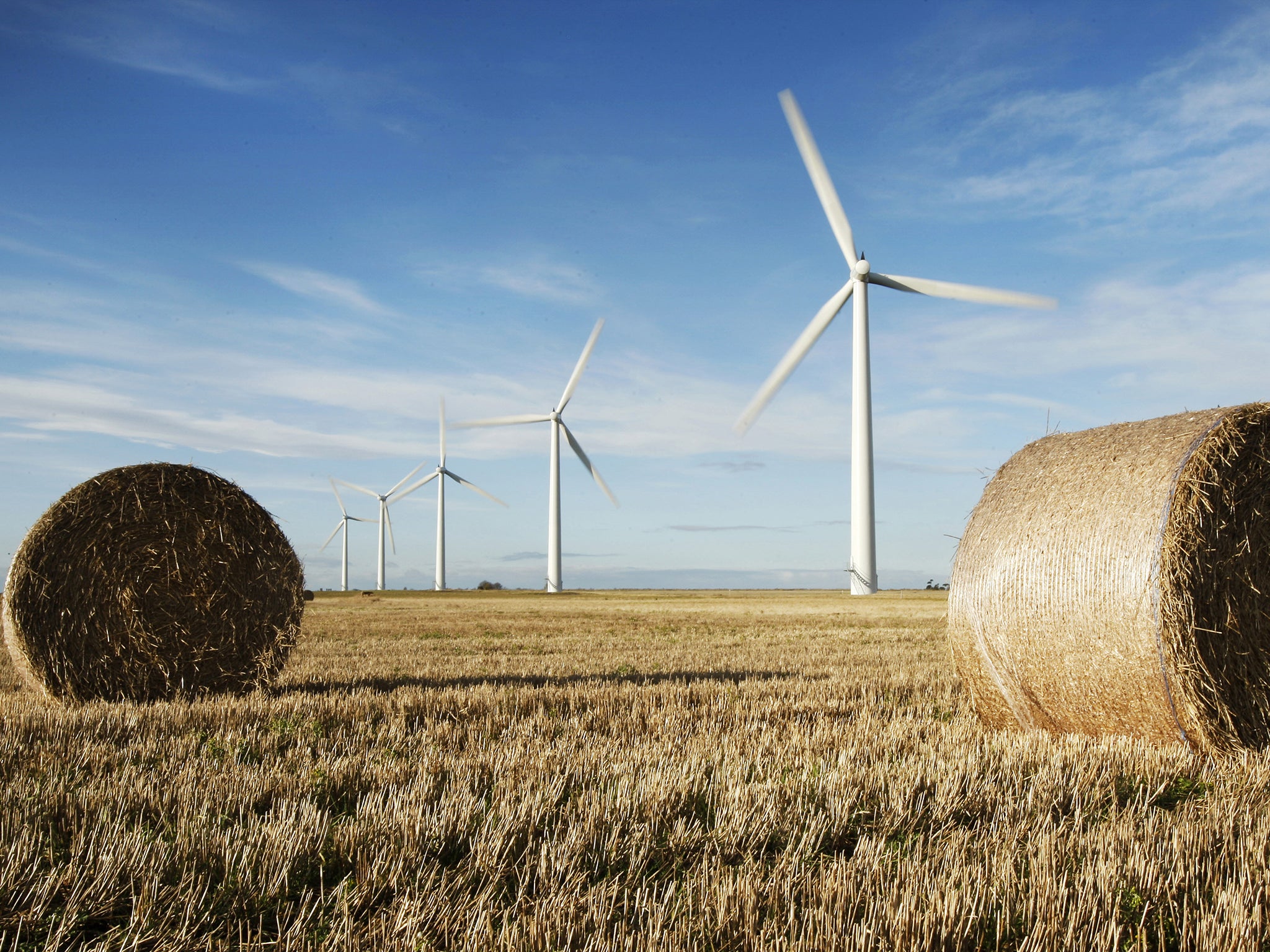 Denmark is promising 50 per cent of its electricity output will be powered by wind by 2020
