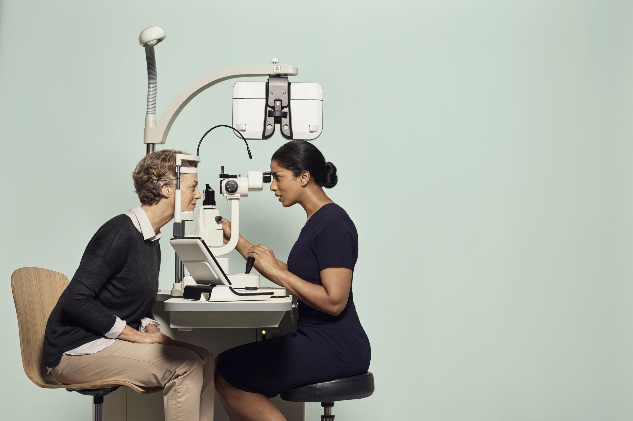 Looking good: whatever your age, regular sight tests ensure your eye health is protected both now and in the future