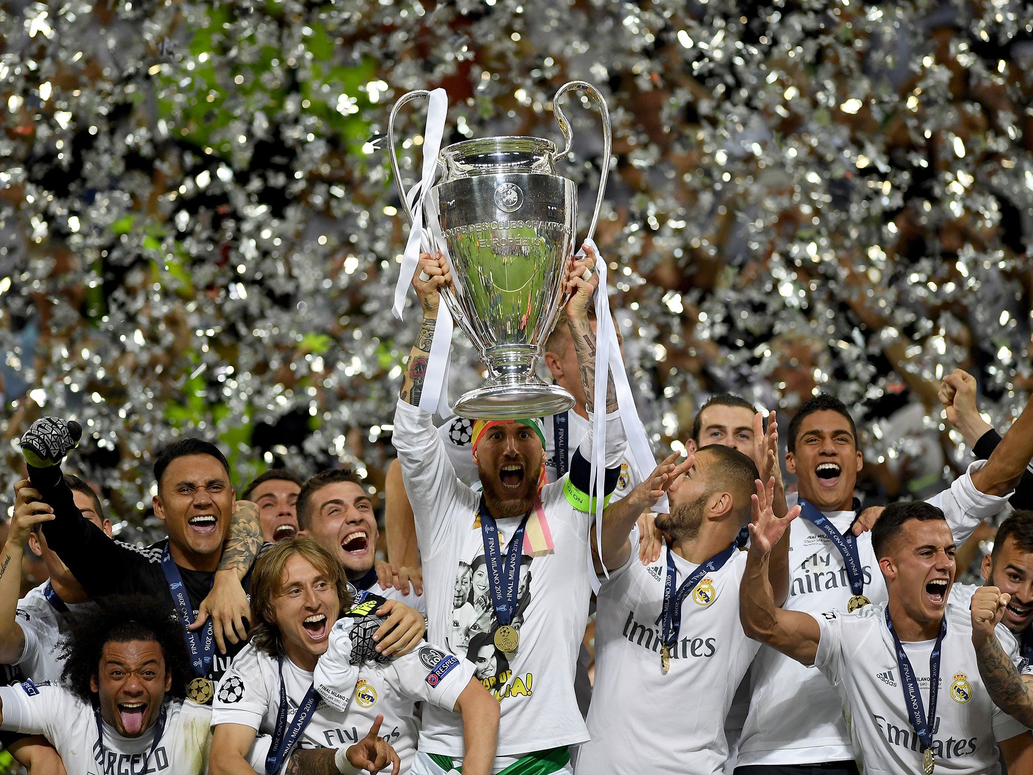 &#13;
Real Madrid, the 2015/16 champions, are dominant in the Champions League having lifted the trophy a record total 11 times &#13;