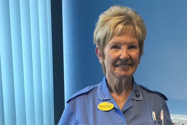 Nurse Monica Bulman celebrated her 83rd birthday last week