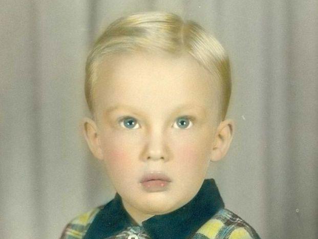 Childhood photo of Donald Trump (Facebook)