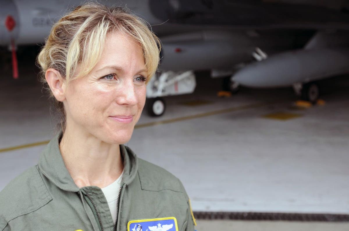 F16 pilot Heather 'Lucky' Penney was ready to give her
