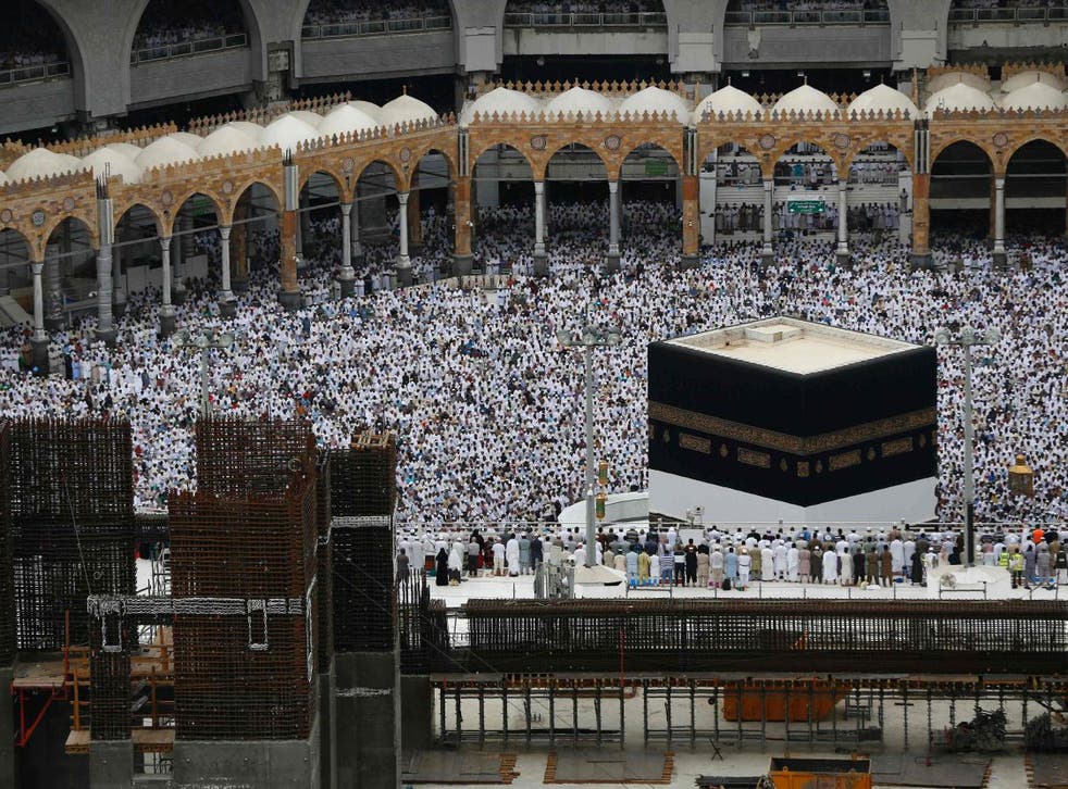 The post allegedly contained an offensive image including the Kaaba, in Mecca