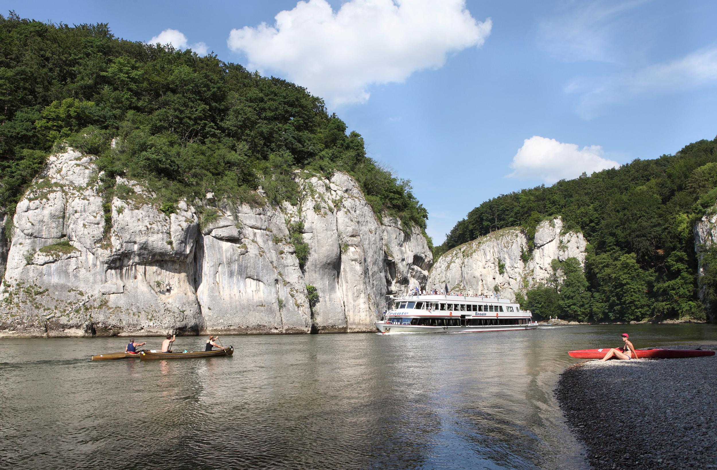 The Weltenburg monastery-cum-brewery is close to a scenic gorge near neighbouring Regensburg