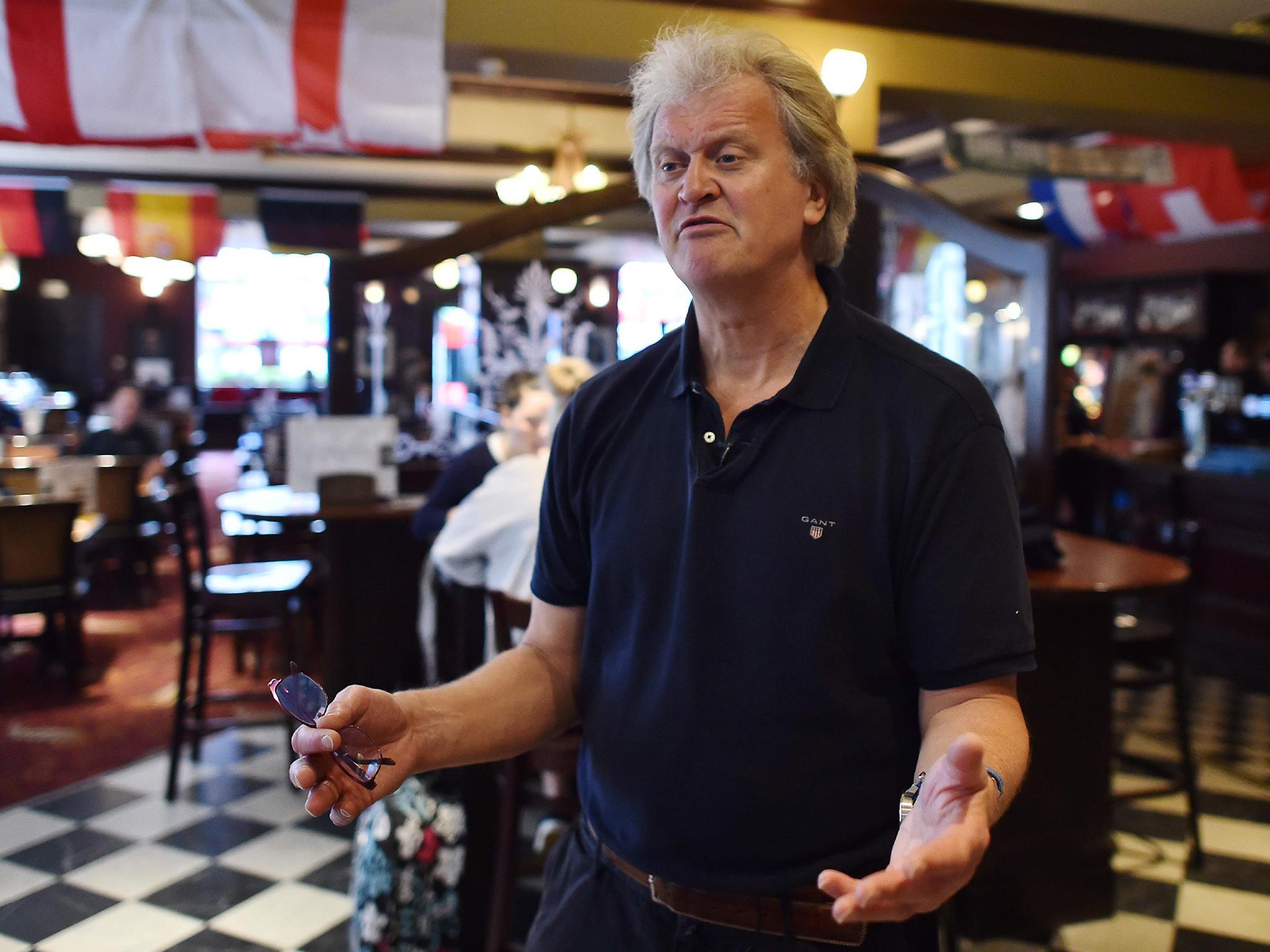 Wetherspoons boss opinionated boss Tim Martin who has closed his company's social media accounts