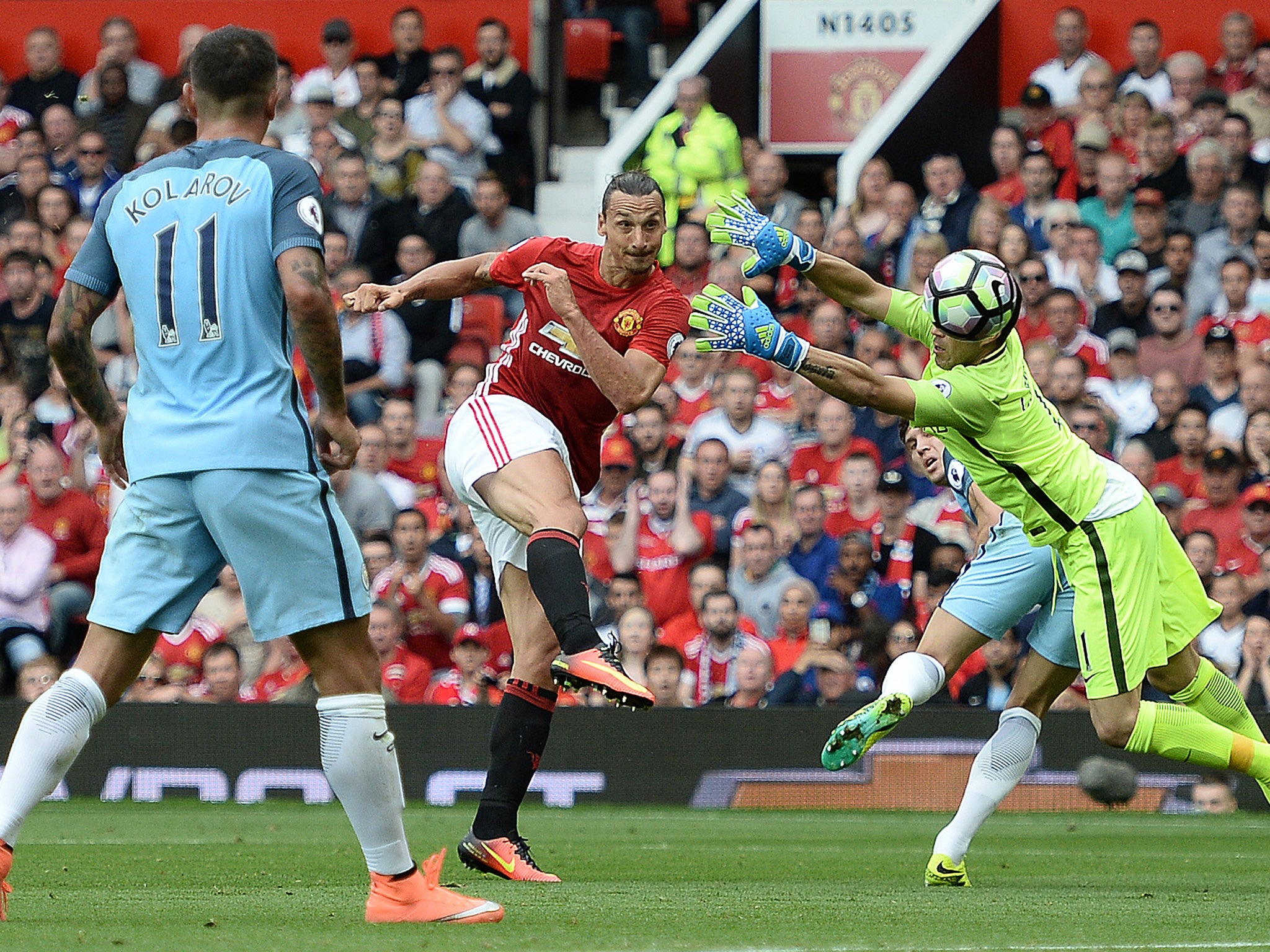 Ibrahimovic strikes to pull one back for United