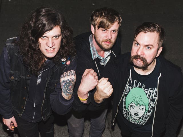 The Fall of Troy, from left to right, Thomas Erak