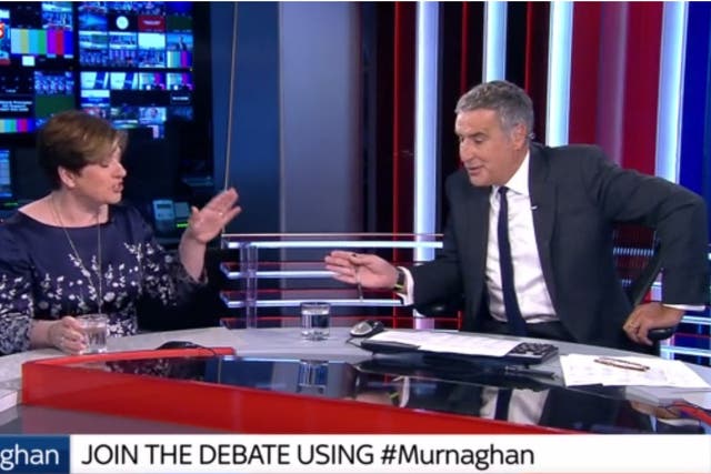 The shadow foreign secretary accused Dermot Murnaghan of ‘pub quizzing’