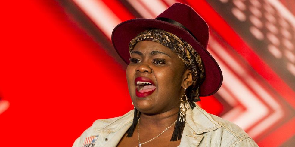 Contestant Anelisa Lambola auditioning for The X Factor with a rendition of Aretha Franklin's '(You Make Me Feel Like) A Natural Woman'