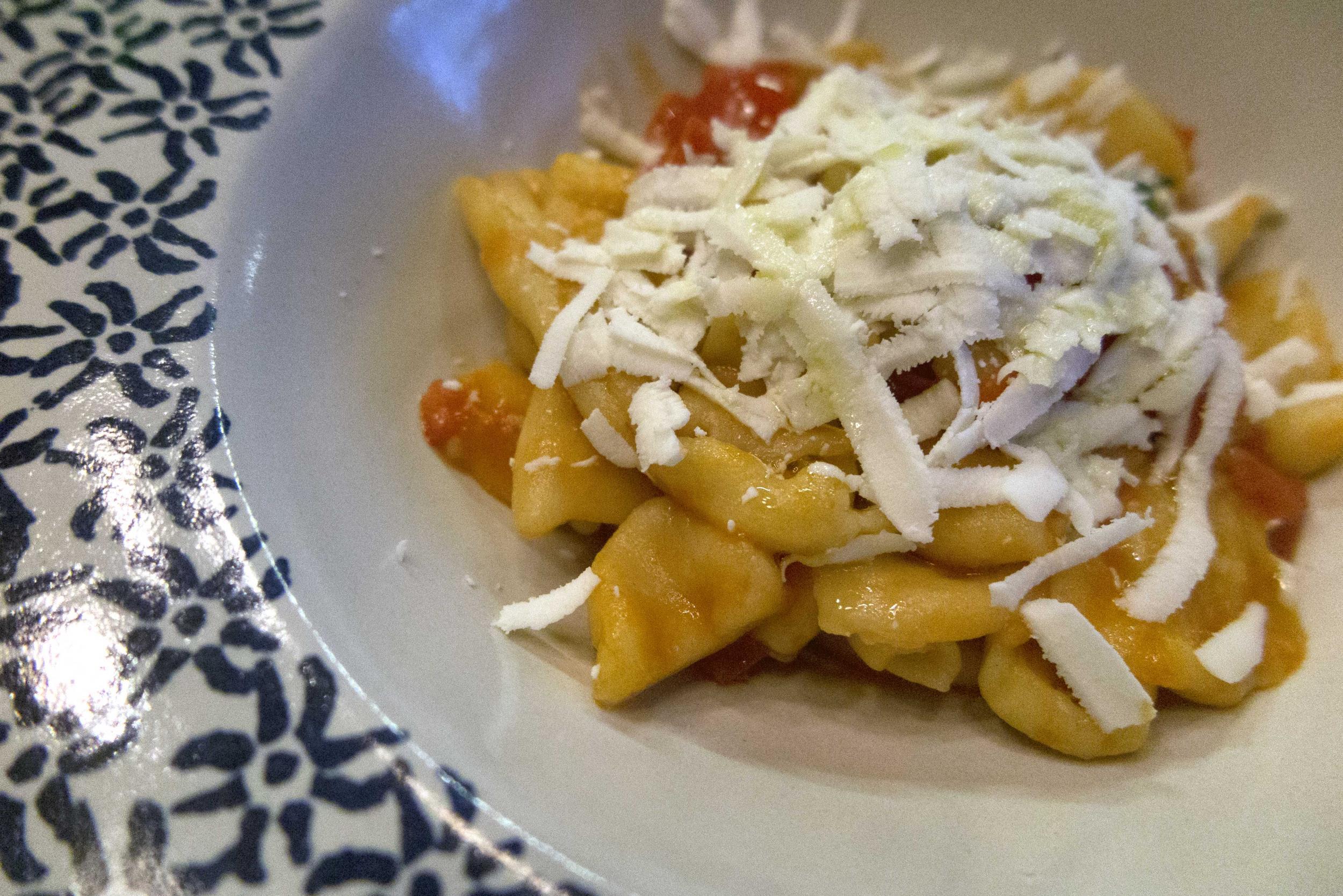 Orechiette pasta, made by Anthony