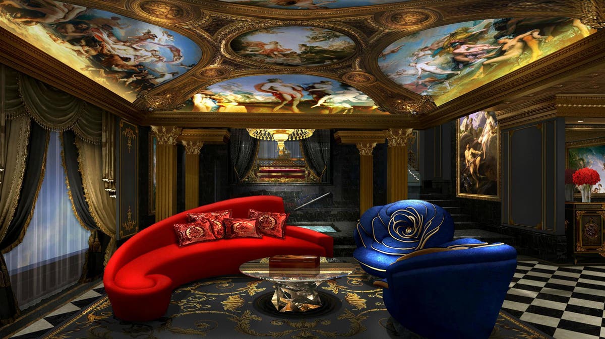 Luxury much. The 13 отель в Макао. Гостиница Louis XIII the 13. Интерьер дорого богато. Самый дорогой отель.