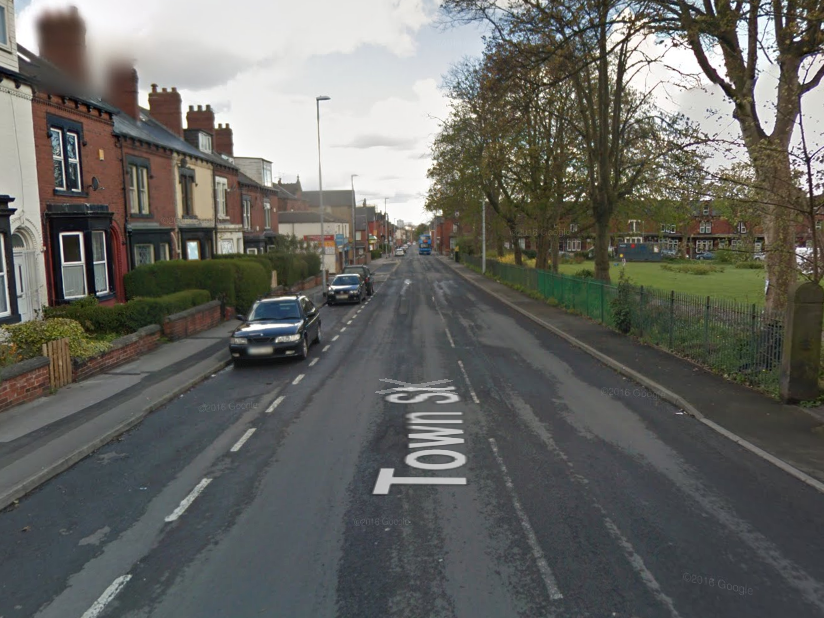 The incident took place on Town Street in Armley, Leeds