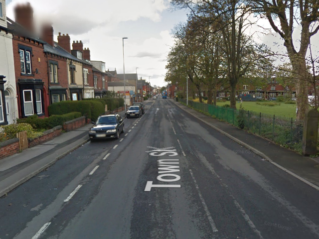 The incident took place on Town Street in Armley, Leeds