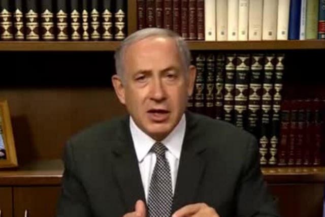 Benjamin Netanyahu said Sunday’s conference would be rigged to ’push peace backwards’