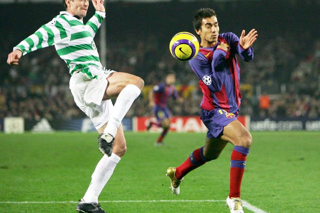 Chris Sutton scored against Barcelona for Celtic in 2004