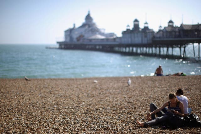 The south-east of England saw unseasonably warm autumn temperatures of more than 30C last year