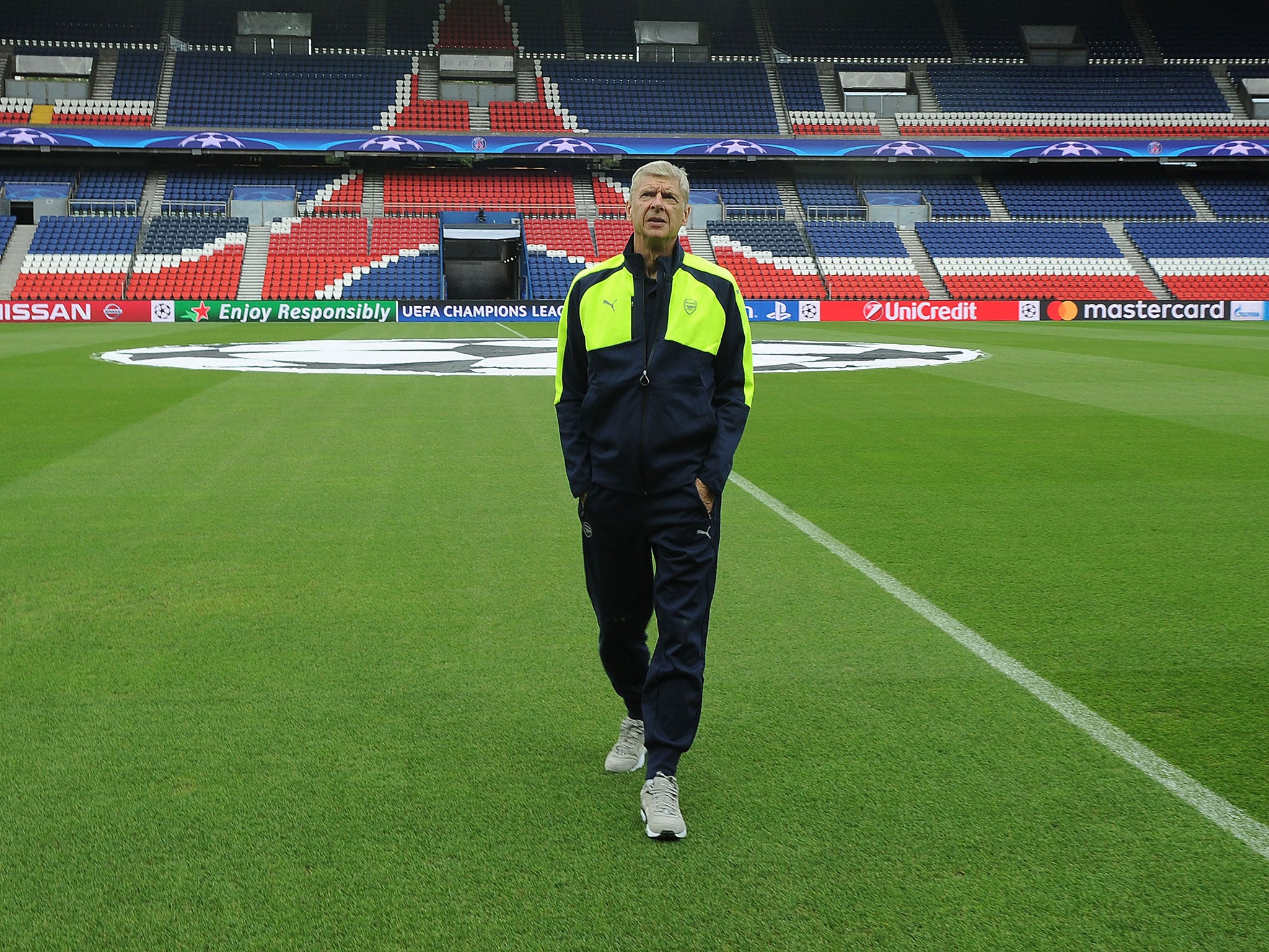 
Arsene Wenger in Paris 