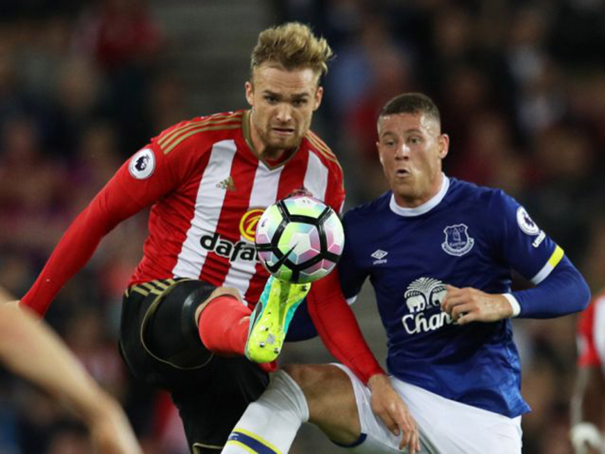 Ronald Koeman said he had to replace Ross Barkley because he was not playing to the level required