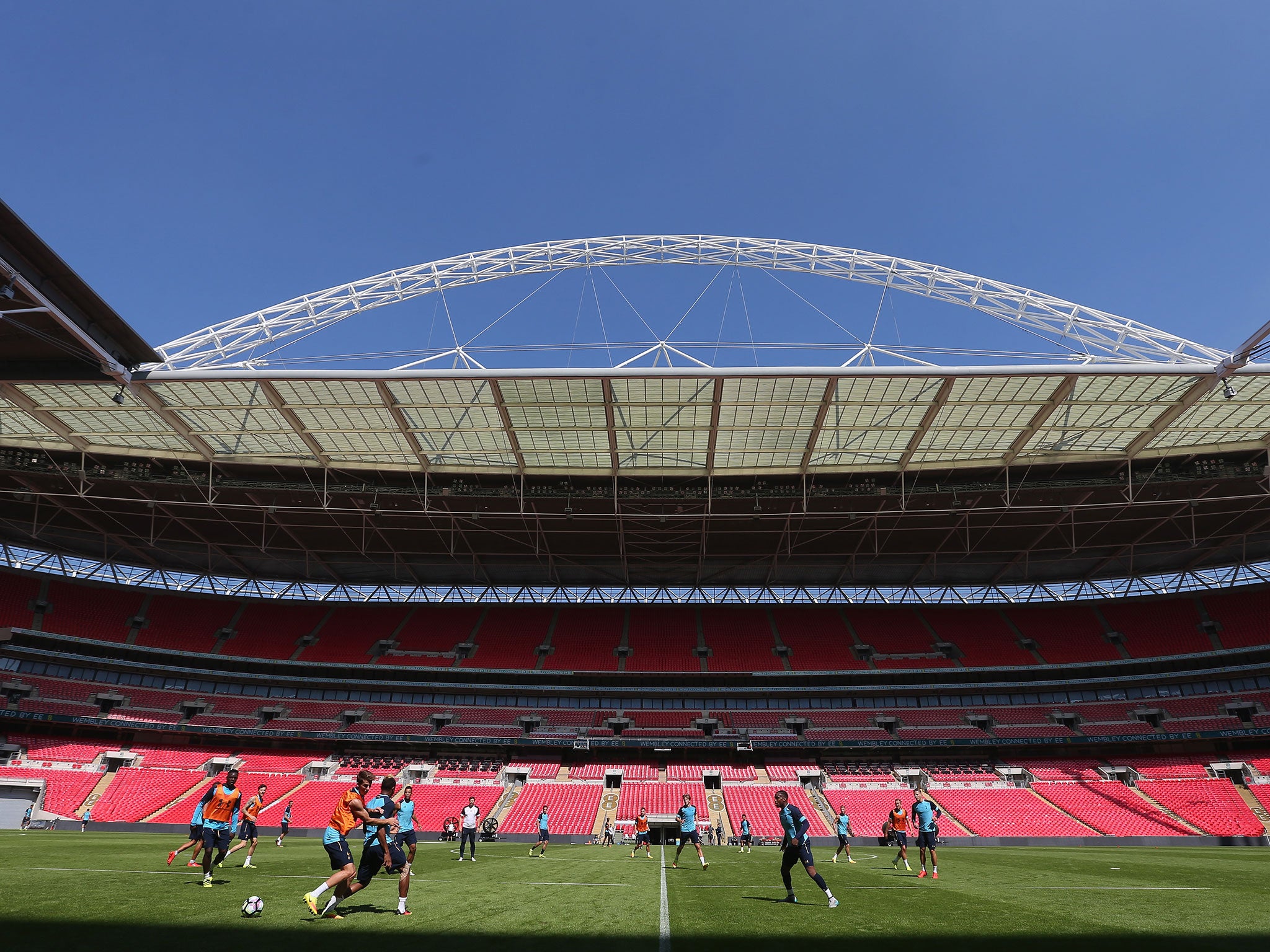 Tottenham's players will be gifted with plenty of space on the Wembley pitch