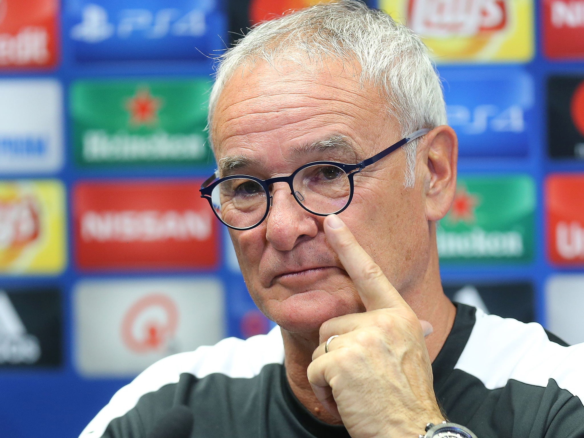 Ranieri played down hopes of lightning striking twice for Leicester
