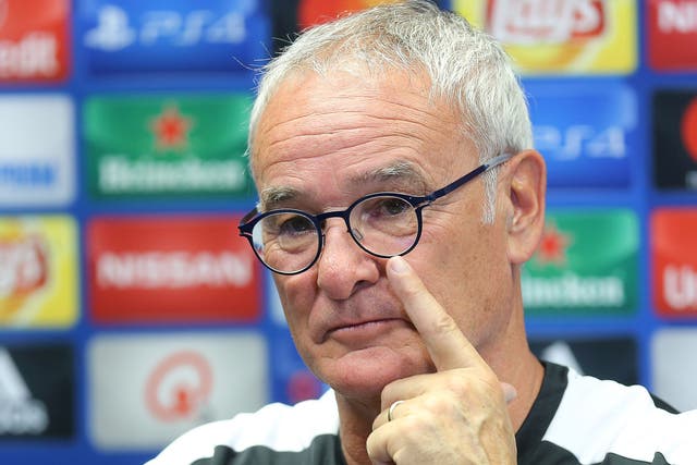 Ranieri played down hopes of lightning striking twice for Leicester