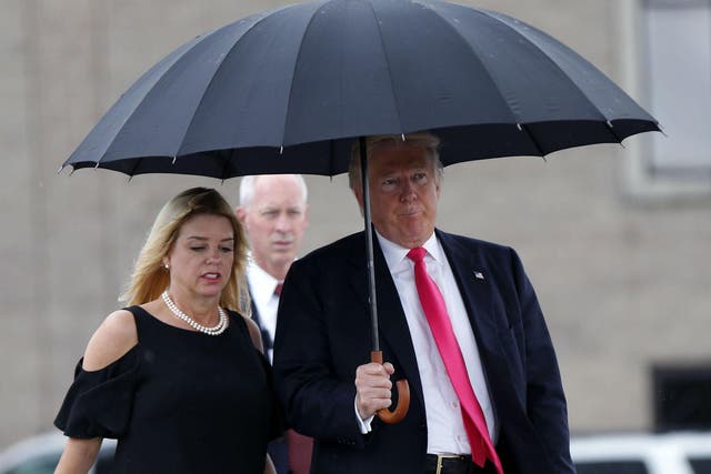 The investigation will look into a $25,000 campaign contribution from the Trump Foundation to Florida Attorney General Pam Bondi (left), whose office then declined to take part in a lawsuit against Trump University