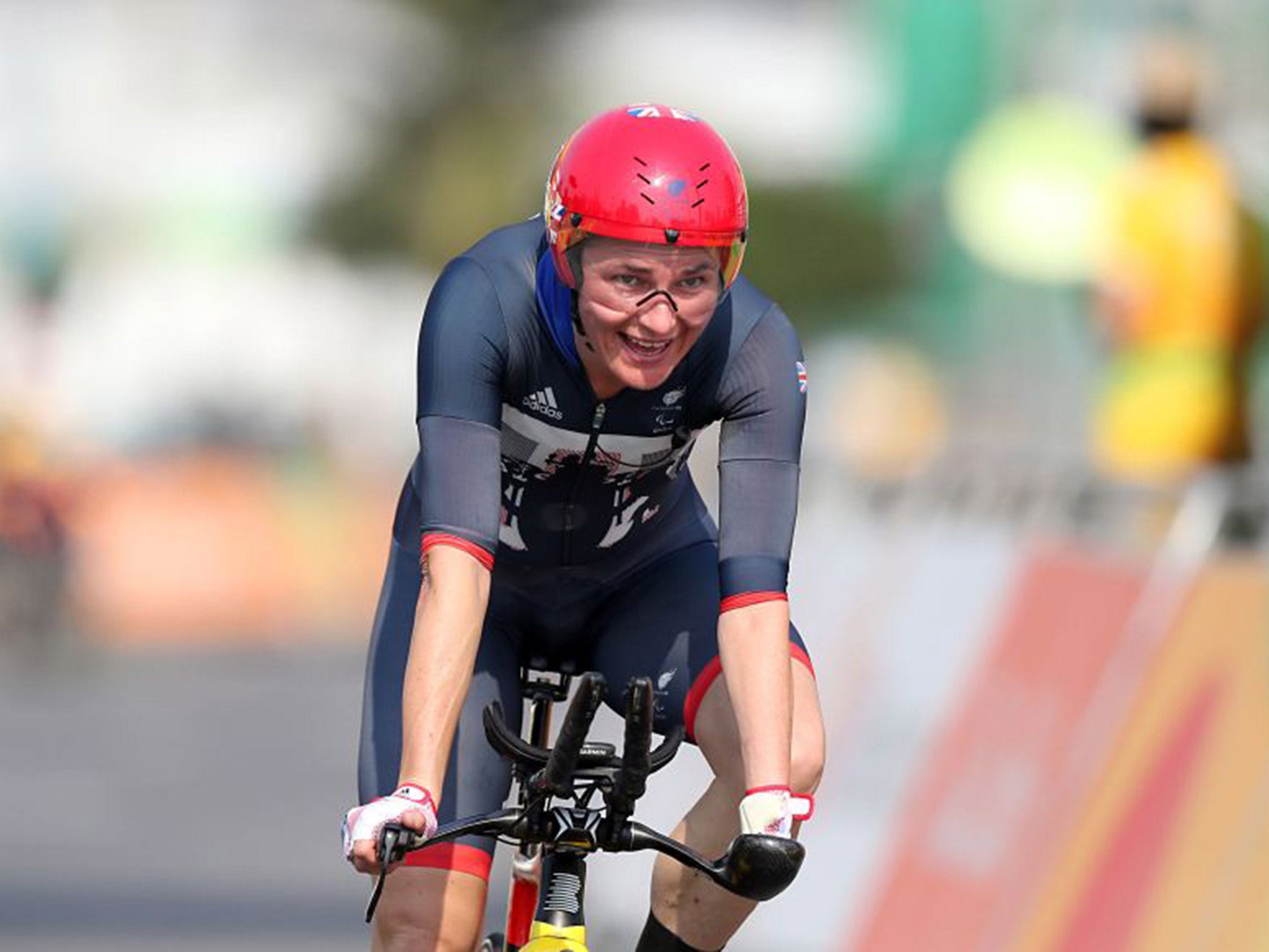 Dame Sarah Storey won her 13th Paralympic gold medal in the women's time trial