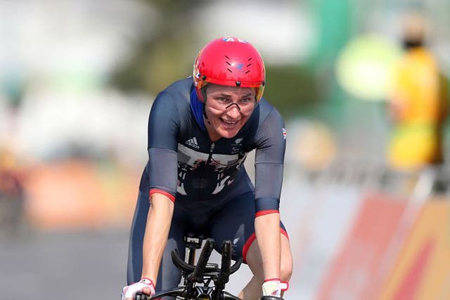 Dame Sarah Storey won her 13th Paralympic gold medal in the women's time trial