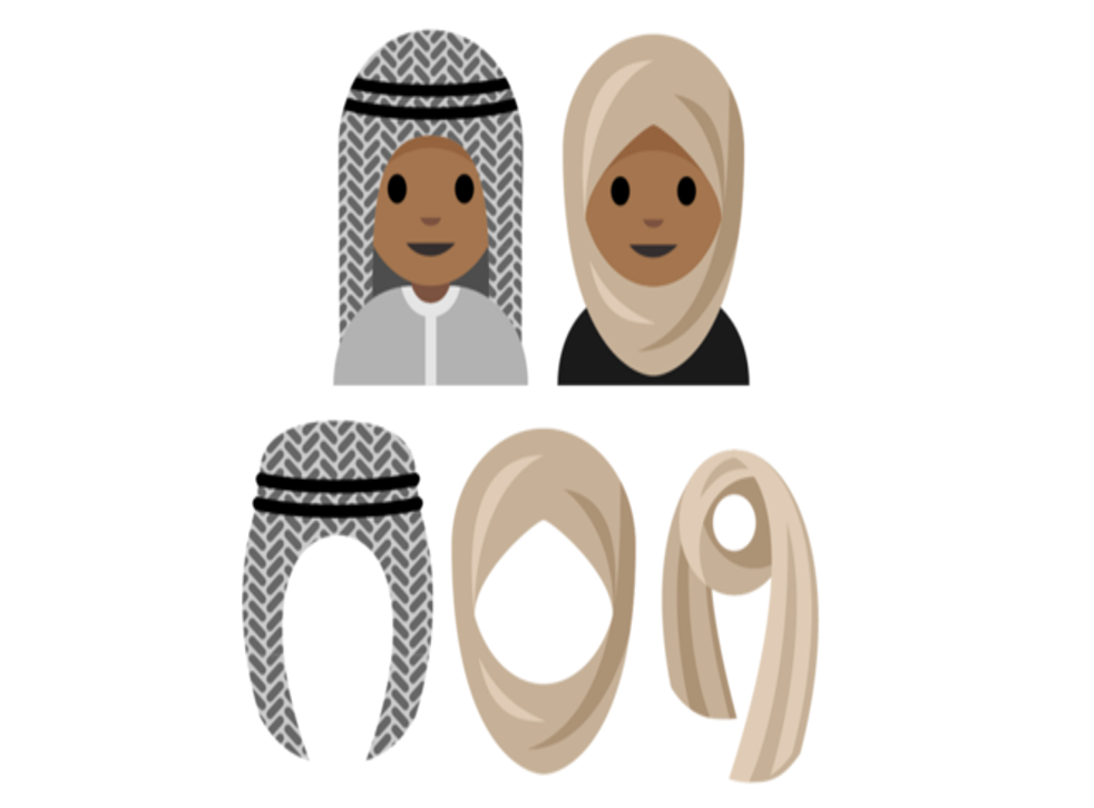Some of the emoji designs proposed by 15-year-old Rayouf Alhumedhi