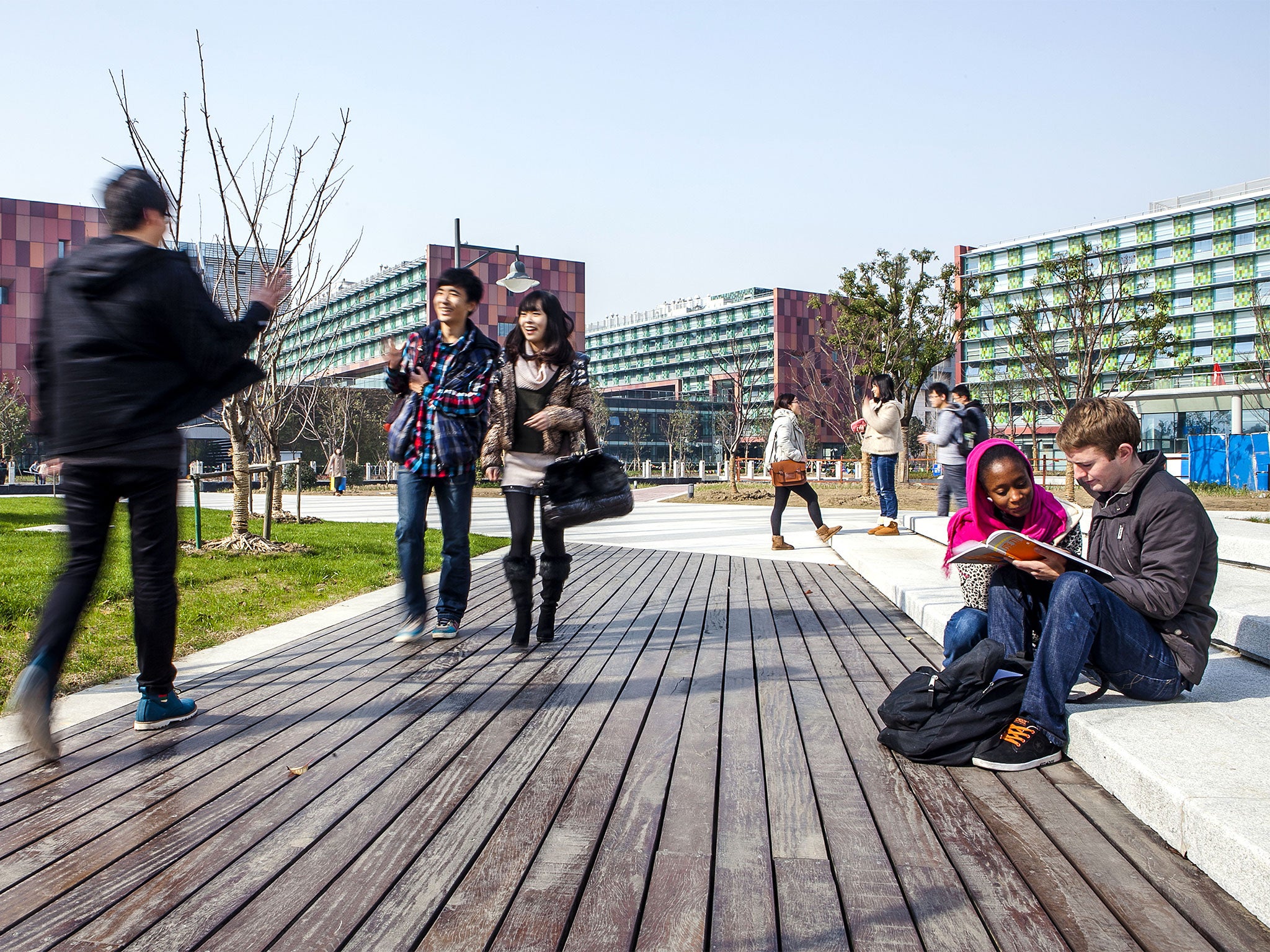 Liverpool's Xi'an Jiaotong campus, set up as part of a partnership between the two universities 10 years ago, hosts year-long programs for students to study in China