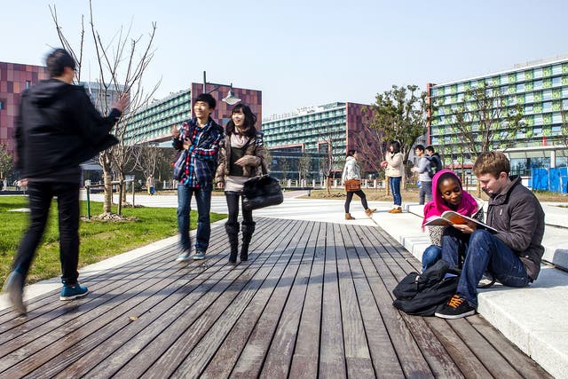 Liverpool's Xi'an Jiaotong campus, set up as part of a partnership between the two universities 10 years ago, hosts year-long programs for students to study in China