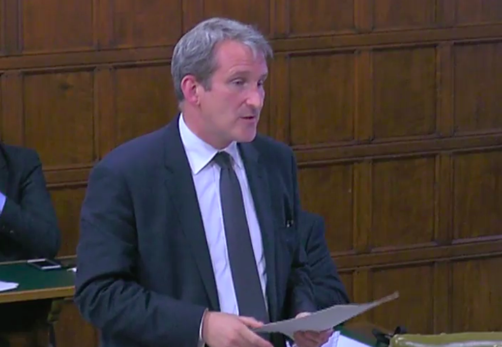 The words of Damian Hinds have been corrected in Hansard, the Commons record