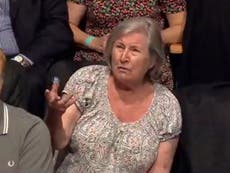 Labour leadership debate: Audience member says Jeremy Corbyn critics are 'cowards' and 'Blairites'