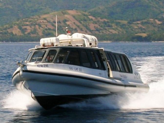 The Gili Cat II ferry, which exploded between Bali and Lombok