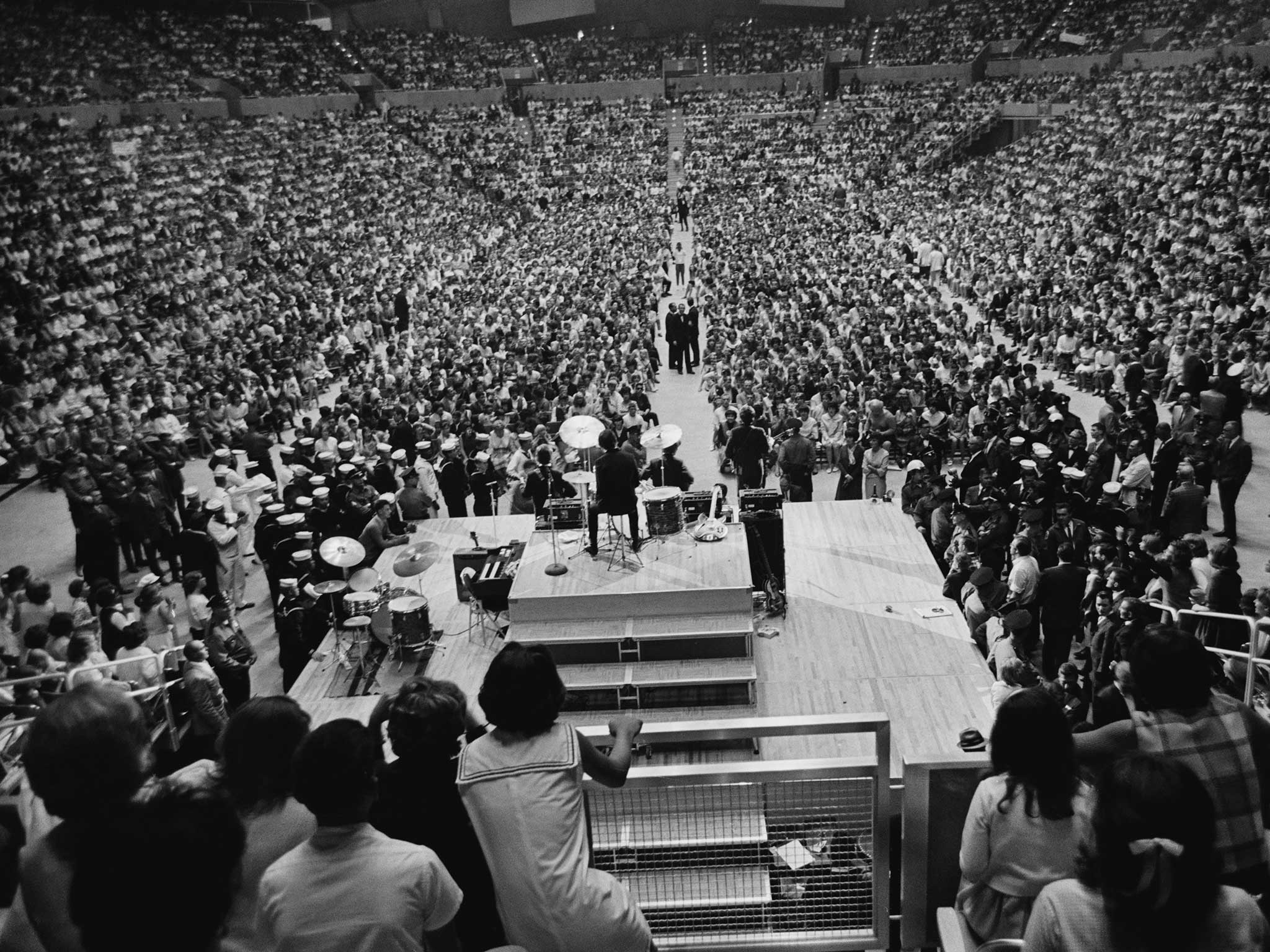 The Beatleslive in Las Vegas in August 1964