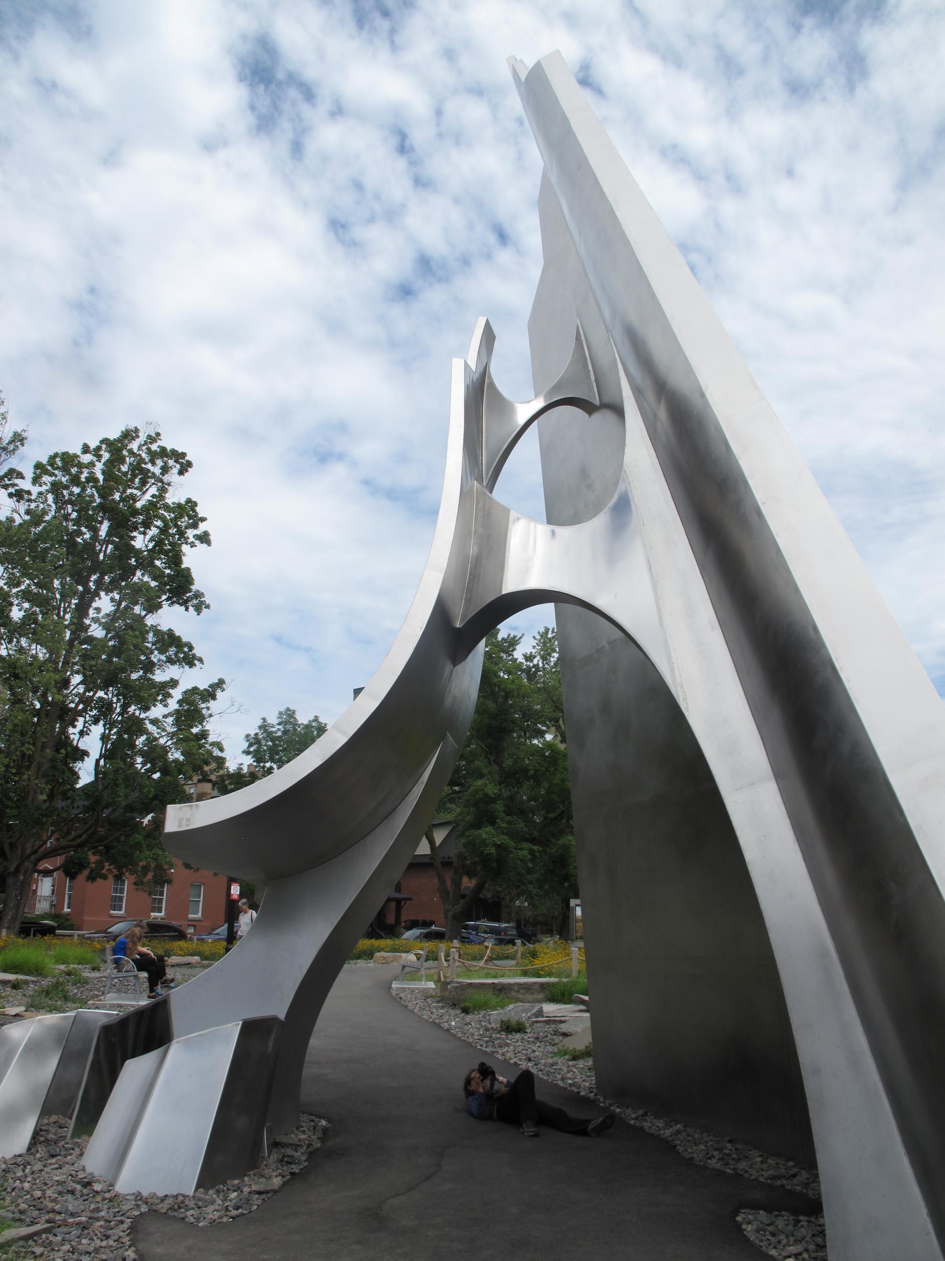 Bill Lishman’s iceberg sculpture