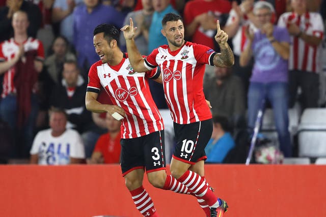 Charlie Austin was in fine form for the home side
